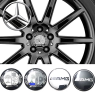 75MM 4pcs Mercedes-Benz AMG Wheel Center Rim Caps Car Tire Hub Cap Replacement for MERCEDES BENZ E CLS C