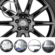 75MM 4pcs Mercedes-Benz AMG Wheel Center Rim Caps Car Tire Hub Cap Replacement for MERCEDES BENZ E C