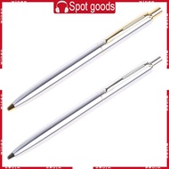 WIN Stainless Steel Metal Push Ballpoint Pen Baoer 37  Point Pen  Stationary