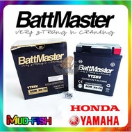 BATTMASTER YTZ8V GEL BATTERY FOR YAMAHA XMAX 250 / 300 / YZF R25 MT03 MT25 | HONDA PCX150 CB250 CB30