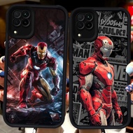 Black Casing for Samsung A04 A05 A06 A07 J7 J2 Prime F04 A22 A12 A04E M04 Pro 5G H46 Iron Man