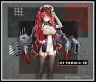 全新 碧藍航線 Azur Lane 火奴魯魯 色紙 figure 特典