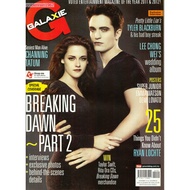 ROBERT PATTINSON & KRISTEN STEWART (front cover) & EMMA WATSON (back) Nov 2012 GALAXIE Magazine XXV3