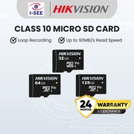 Hikvision Premium Micro SD Card/TF Card | Dashcam-Ready Memory | 32GB / 64GB / 128GB