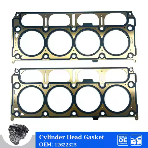 1 Pair Engine Cylinder Head Gasket For GM 5.3 Chevrolet GMC Sierra Suburban Silverado 1500 5.3L L83 