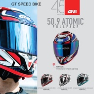 GIVI 50.9 ATOMIC FULL FACE HELMET BLACK SILVER RED/ WHITE BLUE RED/ TITANIUM SILVER BLUE/ BLACK SILV