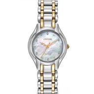 Citizen Ladies Stainless Steel Eco-Drive Diamond Watch EM0284-51D