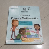 ORIGINAL BOOK CAMBRIDGE PRIMARY MATHEMATICS WORKBOOK 1 PUBLISHER CAMBRIDGE UNIVERSITY PRESS