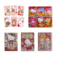 MERAH Angpao Paper Ang Pao Red Envelope Hong Pao Character Hello Kitty Chinese New Year