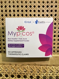 MYPICOS Myo-inositol + folic acid Dietary supplement powder (30 Sachets)