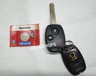 Baterai remote Honda Accord Brio CRV Jazz City Civic freed mobilio stream panasonic CR1616 original 