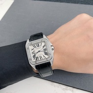Cartier Luxury Pick-up Leak Cartier Watch Men's Watch Santos Large Size Back Diamond Automatic Mecha