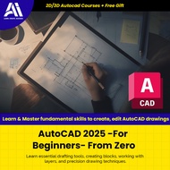 【FAST RESPONSE！】 Video Course - AutoCAD 2025 -For Beginners- From Zero | Learn Autocad 2025 | Autoca