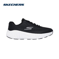 Skechers Women Performance Go Run Now Shoes - 129365-BKW Air-Cooled Goga Mat SALE