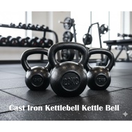 CAST IRON Kettlebell Kettle Bell Weight Muscle Training Gym Workout Fitness Squat Strength 4kg 6kg 8