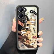 HP Realme C33 Phone Case Softcase Silicone Dog Phone Case Cute Headphone Case Cesing Case
