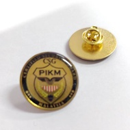 PIKM Collar Pin with gold epxy PIKM logo