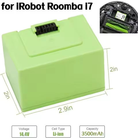 14.4V 3500mAh Replacement Battery for iRobot Roomba i7/i3/i4/i5/i6/i8/J7/E5 Series,Li-ion Rechargeab