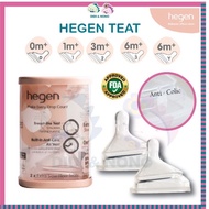 HEGEN Teat 2pcs (Extra Slow/Slow/Med/fast/Thick) Puting Hegen Original Hegen Teat Nipple