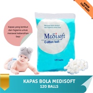 Medisoft Cotton Ball Cotton Ball/ contains 120 balls