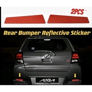 AXIA 2023 Rear Bumper Reflective Sticker (2pcs)