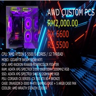 Gaming PC 1080P RX 6600