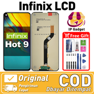 LCD Infinix Hot 9 Original asli hp Touchscreen Kualitas Terbaik Free LEM murah COD