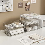 office organizer office desk decoration storage box organiser Document Storage Rack Transparent Desk