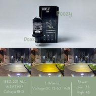 Bagus Ibez 201 Headlight Socket H4 Led Body Blue Purple Lens