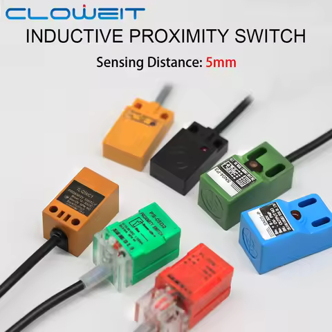 Cloweit SN04/SN05/PS-05/PL-05/TL-Q5M/TL-W5/GKB-M0524 5mm Metal Detection Limit Switch 6-36v Inductiv