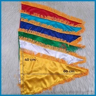 [Printing] Tour guide flag + Tour flagpole, Tour guide flag, multicolored tassel flag - Premium