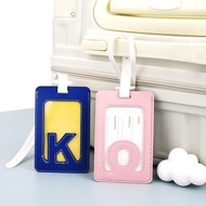 B4ZV 26 Letter Card Holder Creative Simple Fashion Campus Card ID Card ID Card Bank Card Protective 