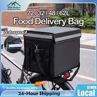 [SG Stock] Insulated Food Delivery Bag 22L/32L/48L/62L Box Waterproof Hot/Cold Storage Thermal Bag