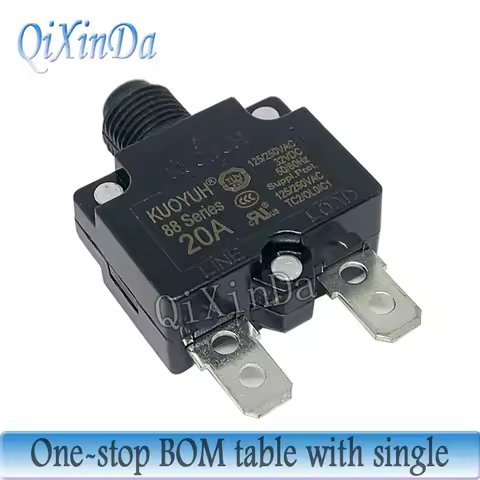 1PCS 88 Series KUOYUH 3A 4A 5A 6A 7A 8A 9A 10A 11A 12A 13A 14A 15A 16A 17A 18A 19A 20A 22A 25A Overl