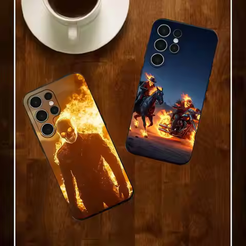 Movie D-Dark G-Ghosts R-Rider Phone Silicone Case For Samsung S24 22 20 23 21 20 Ultra Plus Lite 5G