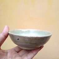 Barang Antik Mangkok Keramik Hijau Cina Dia.12cm Kuno Tua 