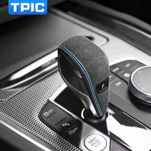TPIC For BMW X3 G01 X4 G02 G20 G21 G23 G42 Z4 G29 Made of Alcantara Wrap Car Interior Gear Shift Kno