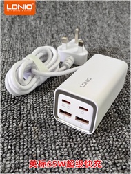 ชาร์จไฟแบบหลายช่อง USB LDNIO 65W สำหรับ Apple 16 ชาร์จเร็วแบบ Super Fast Charger Typec 15 โทรศัพท์มื