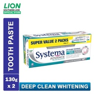 SYSTEMA Advance Toothpaste - Deep Clean Whitening Super Value (2x130g)