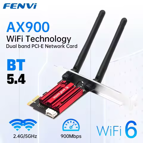 fenvi WiFi6 PCI-E AX900 Wireless Adapter Bluetooth 5.4 Dual Band 5G/2.4G 900Mbps WiFi 6 Network Card
