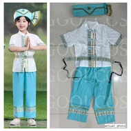 United Nations Laos Cambodia Costume for Boys Kids Asia Traditional Attire UN Children