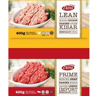 DARA 1Kg Premium Minced Meat Lean Chicken Prime Beef 400g Halal