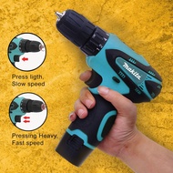 【KL Ready Stock】DF330 12V 1400Rpm Cordless Drill Driver 12V Lithium Battery Rechargeable Hand Dril Cordless Screwdriver Drill Power Tools Set Electric Screwdriver