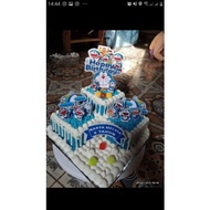 cake sudut doraemon/ KUE ULTAH DORAEMON