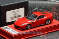 Ready Stock BBR 1/43 Ferrari F12 TDF Leather Base Deluxe Series Display