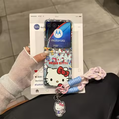 Phone Case for Motorala Moto Razr 40Ultra 50 60 Ultra Moto Razr50 60 Transparent Protective Acrylic 