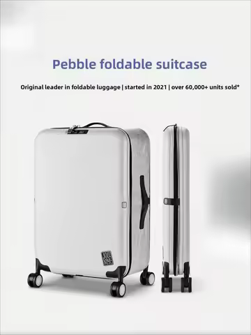 Foldable Expandable Luggage 20 Inch Carry-On Password Trolley Case