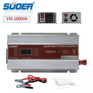 SUOERอินเวอร์เตอร์ STA-1000VA DC LED12V To AC 230V Solar Power Inverter - Silver - Intl