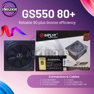 Inplay GS550-Ultra True Rated 550w Power Supply RGB 80Plus Bronze