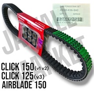 V-Belt Click150i v1v2 AirBlade 150 Click125i v3 . Honda Genuine Cvt Vbelt parts with Free Standard S